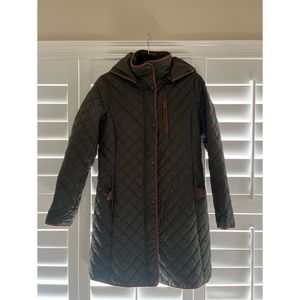 Hunter green quilted Ralph Lauren jacket